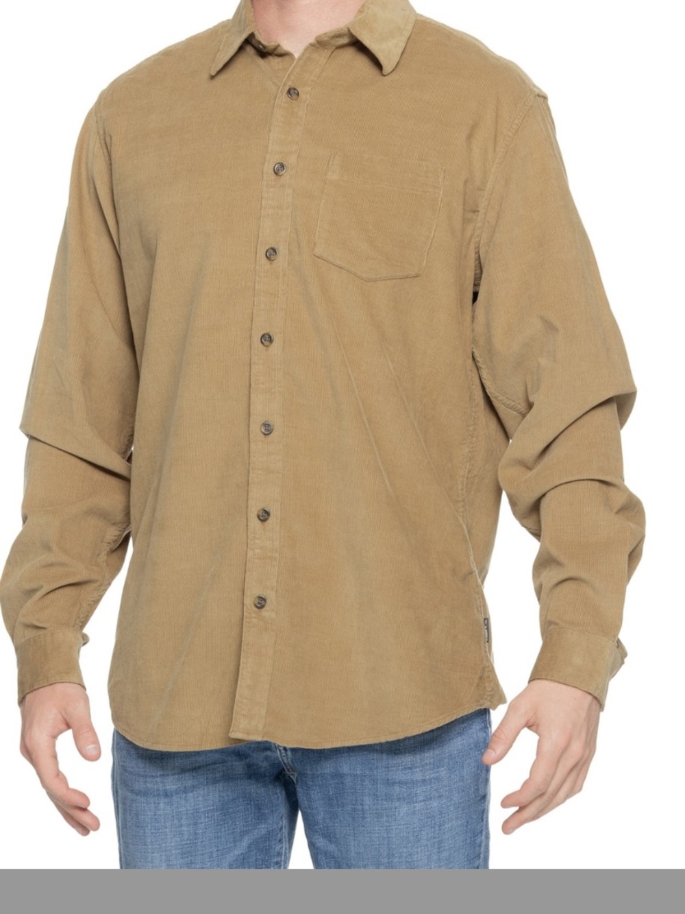Eddie Bauer Mens Corduroy Button-Down Long Sleeve Shirt Size Large NWT